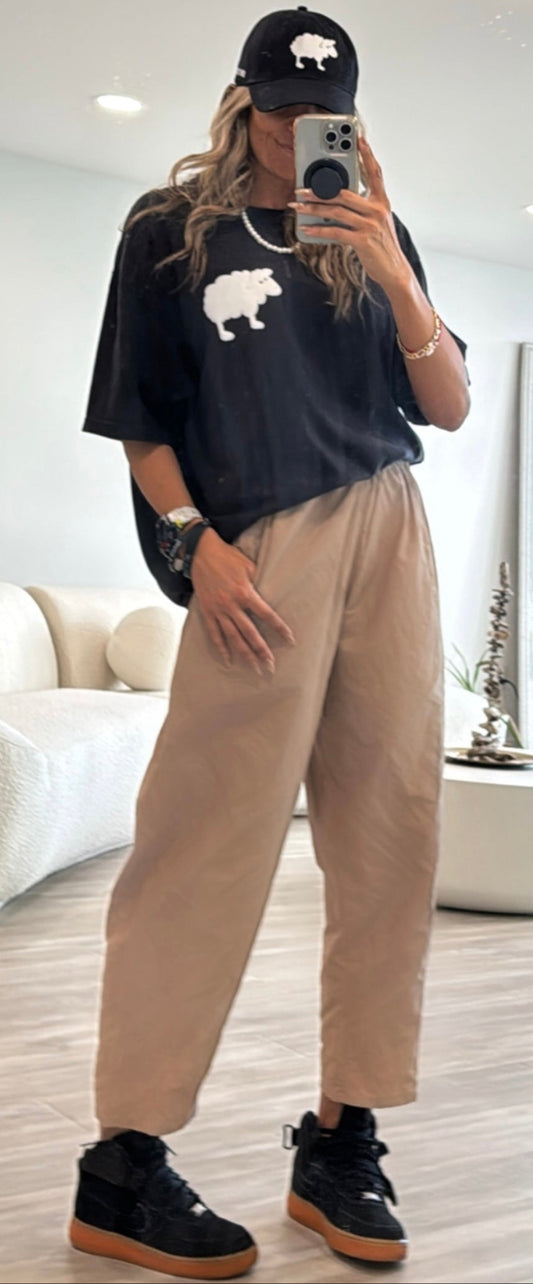 Taffeta Pull-On Pants